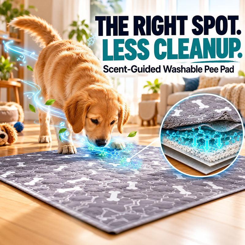Ravunelo™ Pup Pad — Washable Training Pad for Fewer Accidents & Less Mess (Offer)
