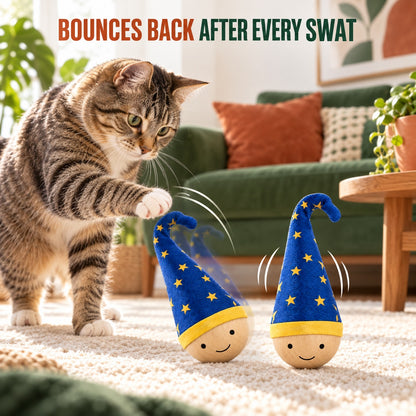 Ravunelo™ Self-Righting Wobble Cat Toy