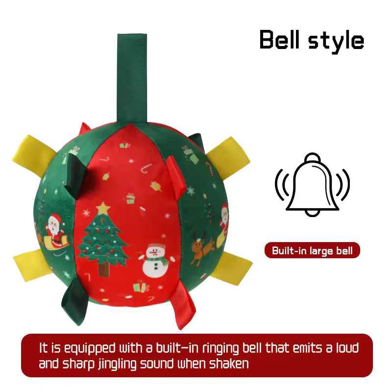 Ravunelo™ Christmas Rattle Ball — Shake, Chase & Cuddle
