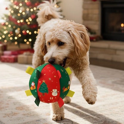 Ravunelo™ Christmas Rattle Ball — Shake, Chase & Cuddle