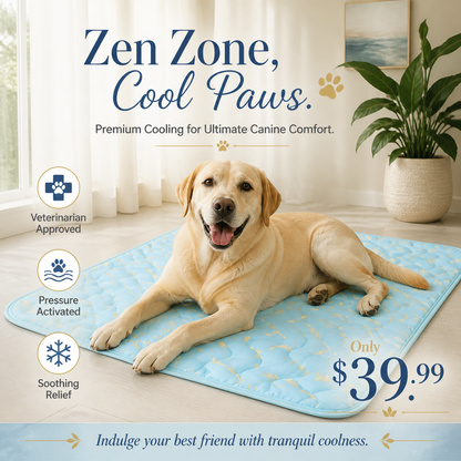 Ravunelo™ Ice Silk Cooling Mat for Dogs & Cats