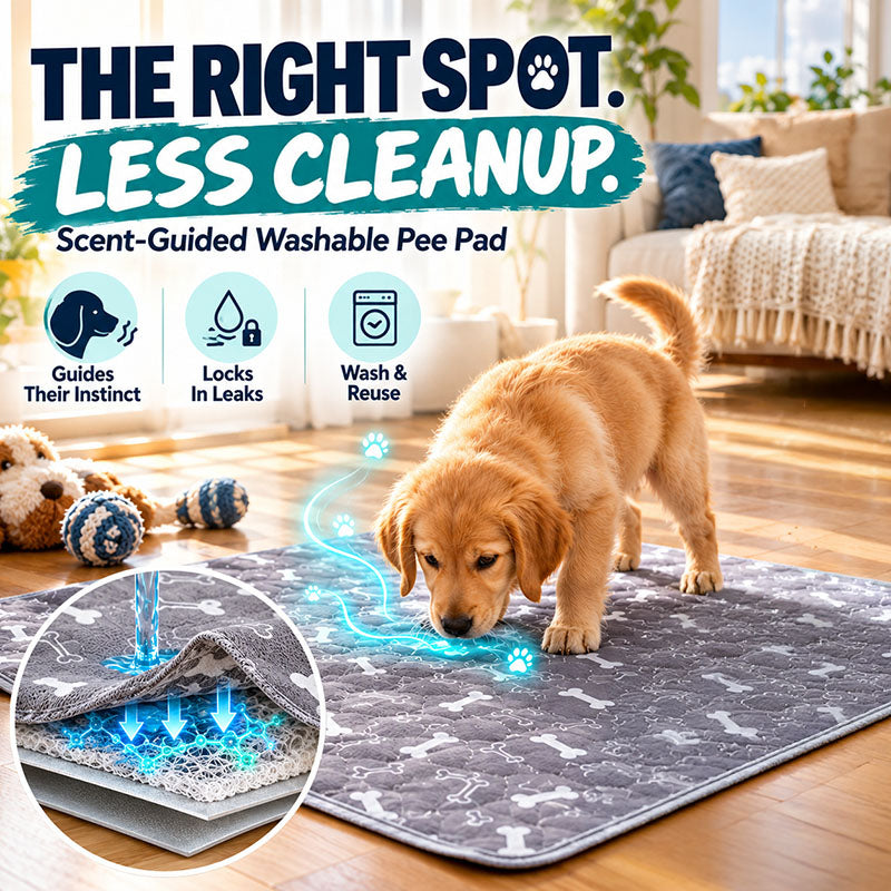 Ravunelo™ Pup Pad — Washable Training Pad for Fewer Accidents & Less Mess (Offer)