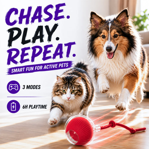 Ravunelo™ Smart Interactive Chase Ball for Pets