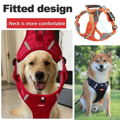 Ravunelo™ Reflective No-Pull Dog Harness Set