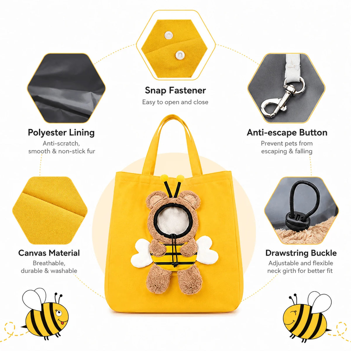 Pet Cat Carrier Tote