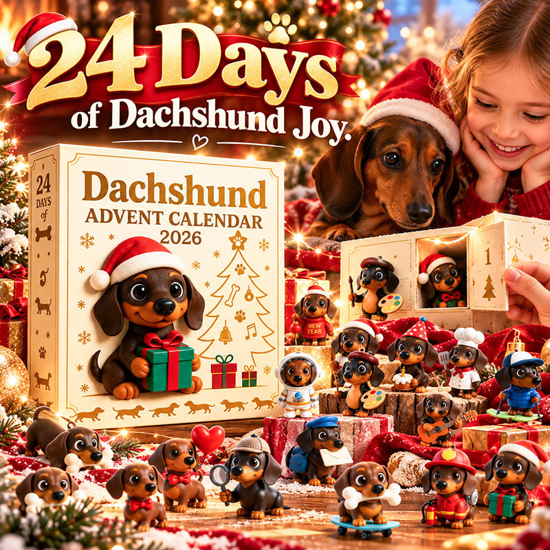 2026 Dachshund Advent Calendar — 24 Unique Ornaments. A New Pup Every Day. 🎄