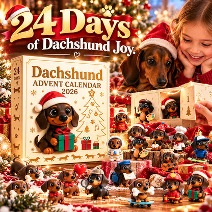 2026 Dachshund Advent Calendar — 24 Unique Ornaments. A New Pup Every Day. 🎄