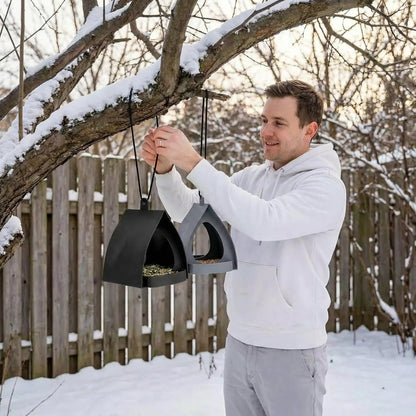 Ravunelo™ Hanging Garden Bird Feeder with Covered Roof