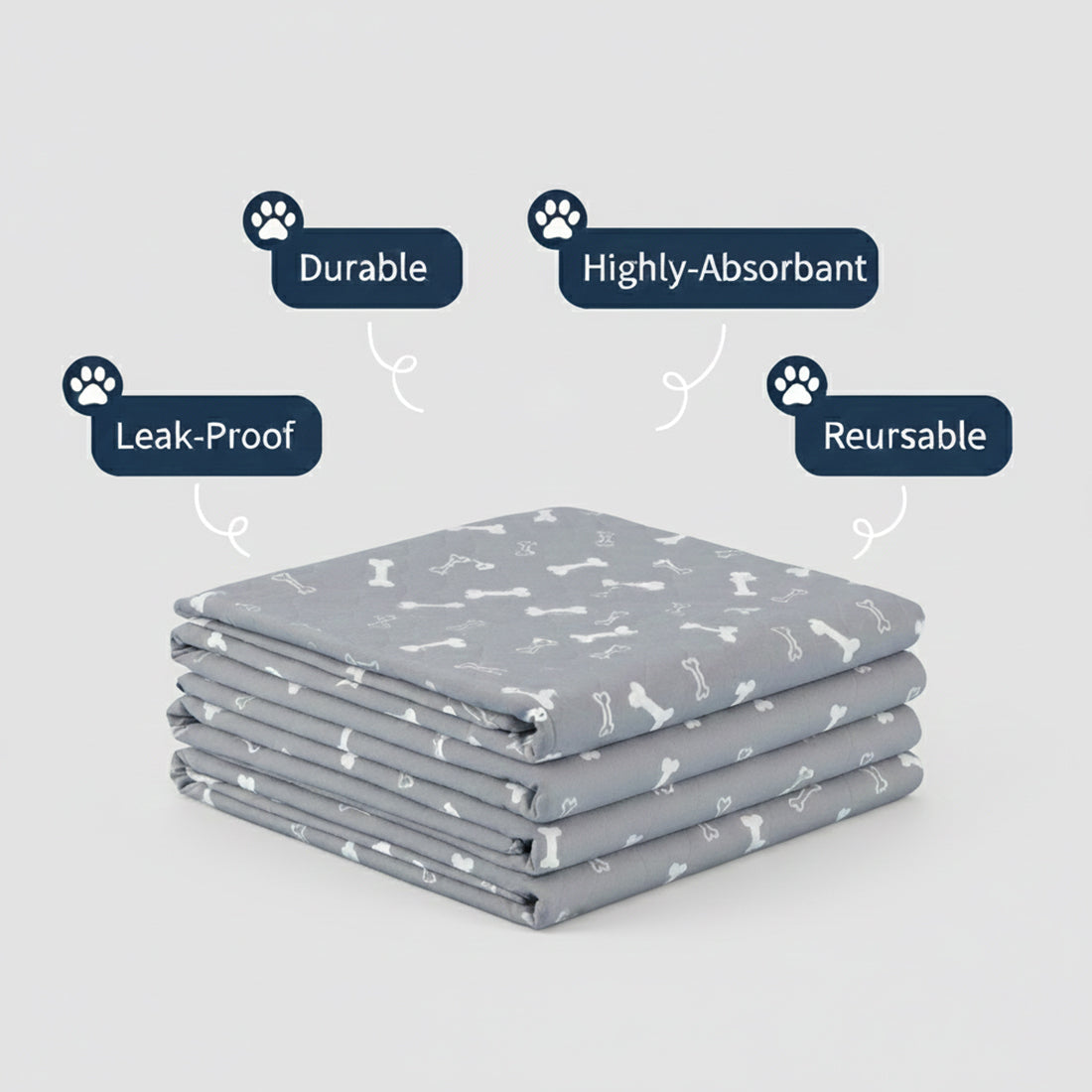 Ravunelo™ Pup Pad — Washable Training Pad for Fewer Accidents & Less Mess (Offer)