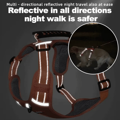 Ravunelo™ Reflective No-Pull Dog Harness Set