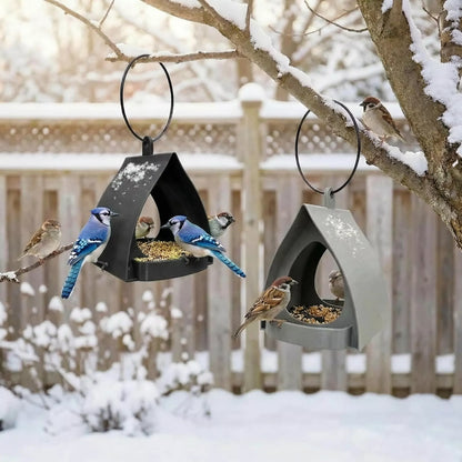 Ravunelo™ Hanging Garden Bird Feeder with Covered Roof