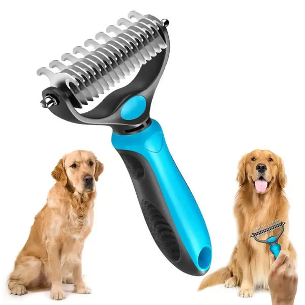 Ravunelo™ 2-in-1 Pet Dematting & Deshedding Brush
