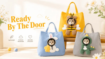 Pet Cat Carrier Tote