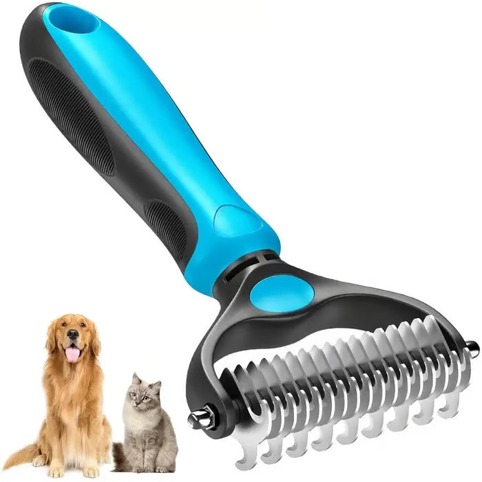 Ravunelo™ 2-in-1 Pet Dematting & Deshedding Brush