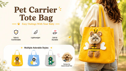 Pet Cat Carrier Tote