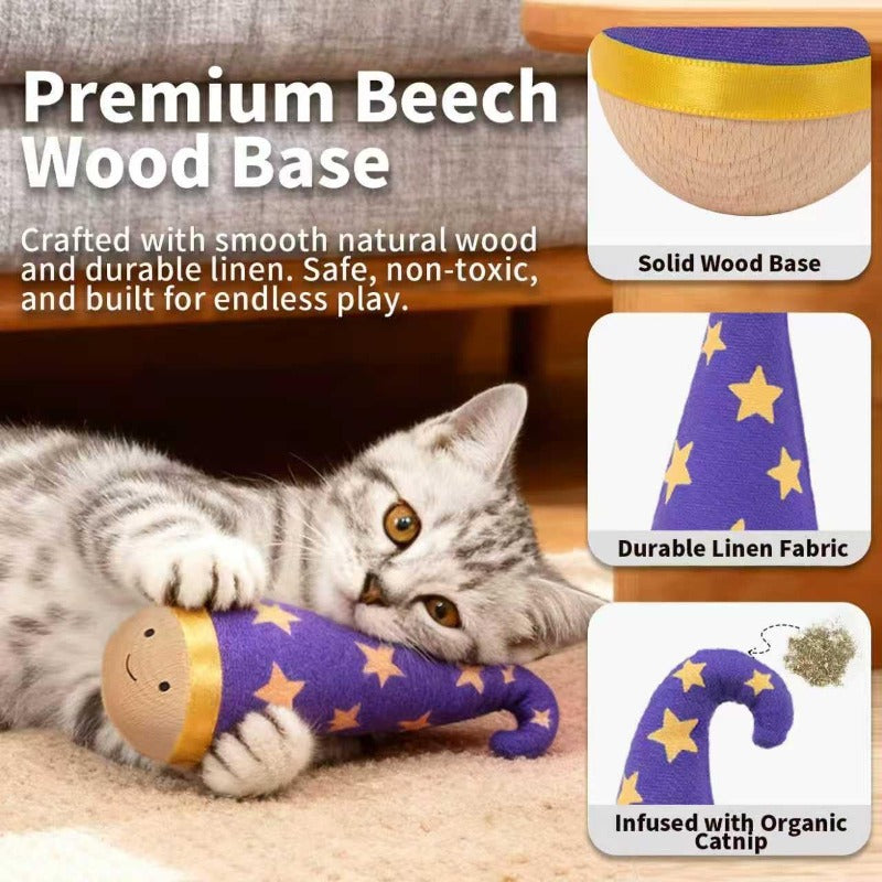 Ravunelo™ Self-Righting Wobble Cat Toy