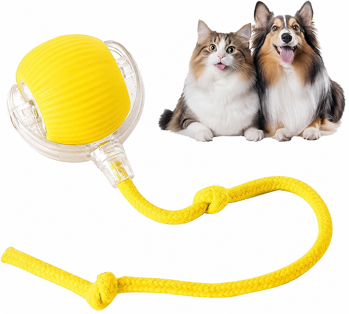 Ravunelo™ Smart Interactive Chase Ball for Pets