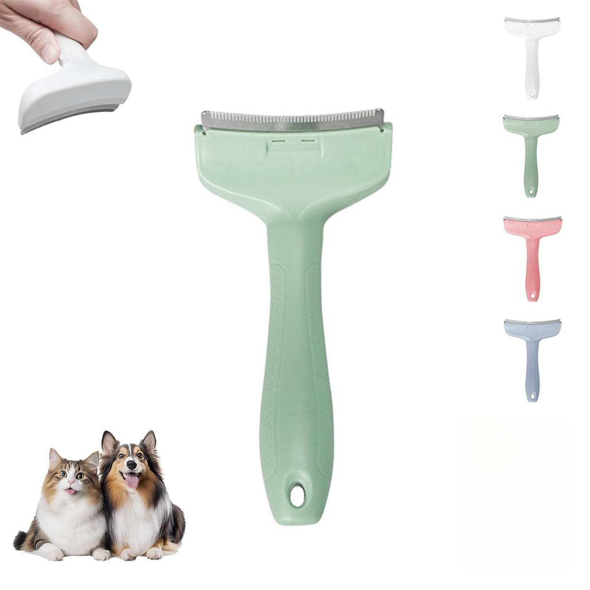 Ravunelo™ V-Tooth Deshedding Comb for Dogs & Cats