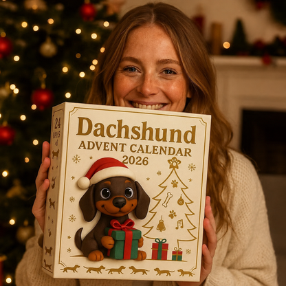 2026 Dachshund Advent Calendar — 24 Unique Ornaments. A New Pup Every Day. 🎄
