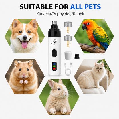 Ravunelo™ Quiet LED Pet Nail Grinder