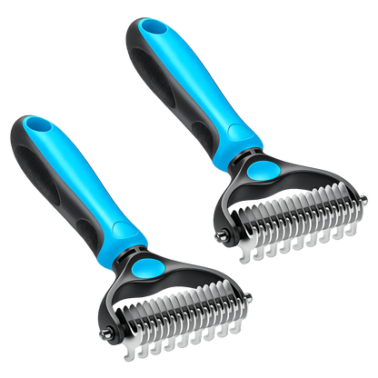 Ravunelo™ 2-in-1 Pet Dematting & Deshedding Brush
