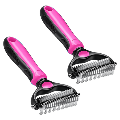 Ravunelo™ 2-in-1 Pet Dematting & Deshedding Brush