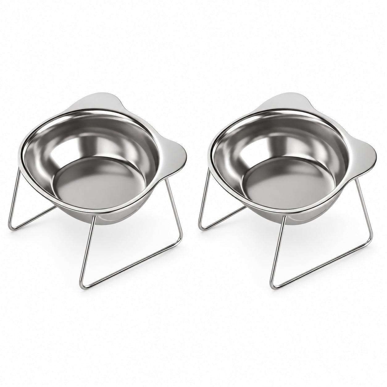 2 Bowls — Food + Water