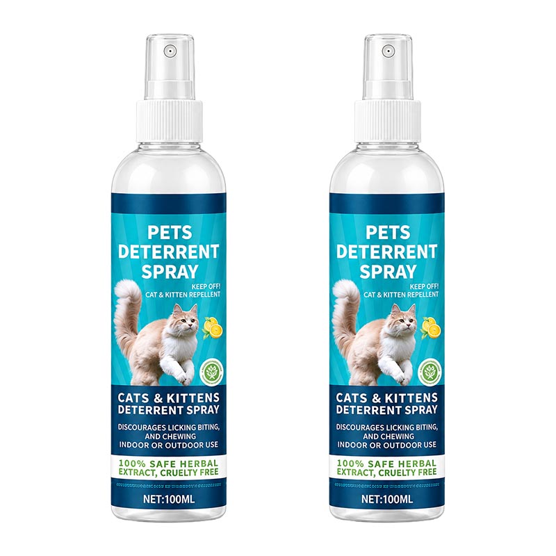 🌿🐱Herbal Pet Deterrent Spray – Stops scratching, safe for cats & kittens. Protect sofas & plants. 🌸✨