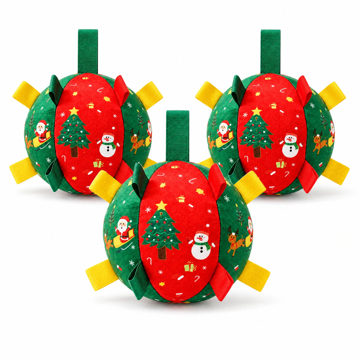 Ravunelo™ Christmas Rattle Ball — Shake, Chase & Cuddle (Offer)
