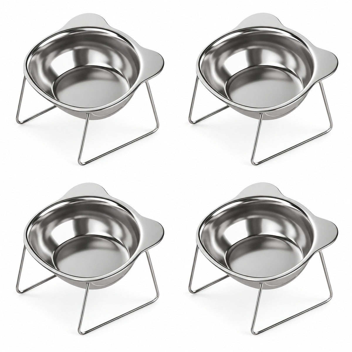 Ravunelo™ Neck-Friendly Elevated Pet Bowl