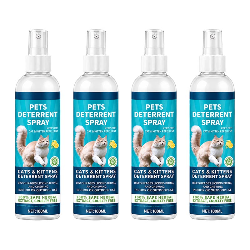🌿🐱Herbal Pet Deterrent Spray – Stops scratching, safe for cats & kittens. Protect sofas & plants. 🌸✨