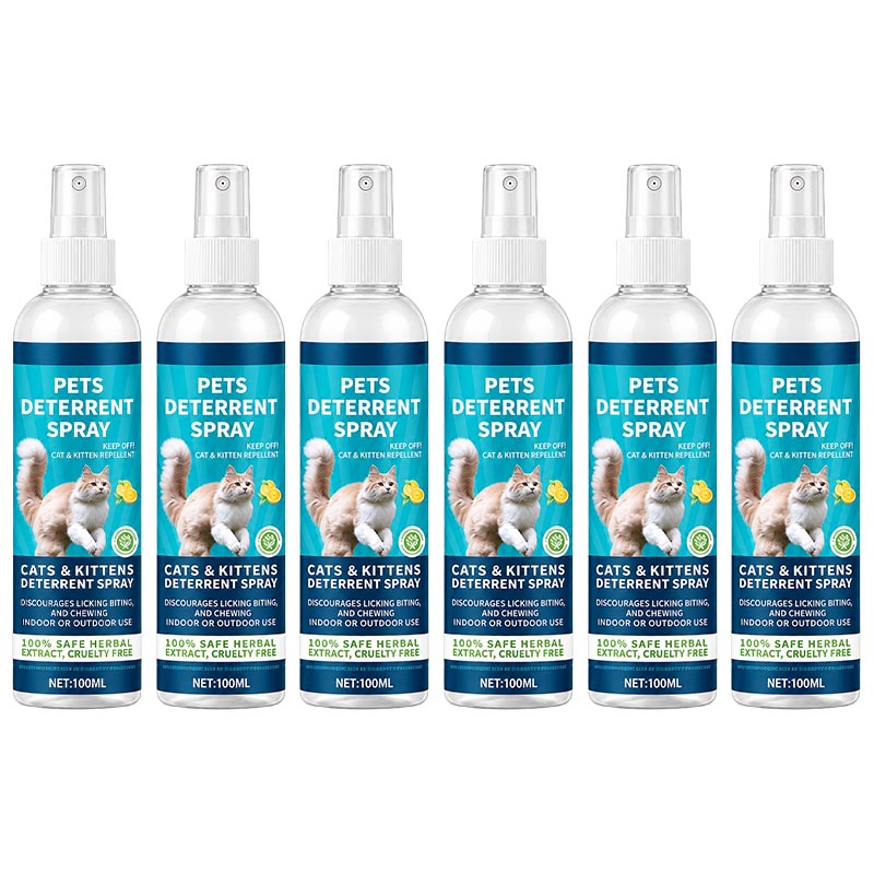 🌿🐱Herbal Pet Deterrent Spray – Stops scratching, safe for cats & kittens. Protect sofas & plants. 🌸✨