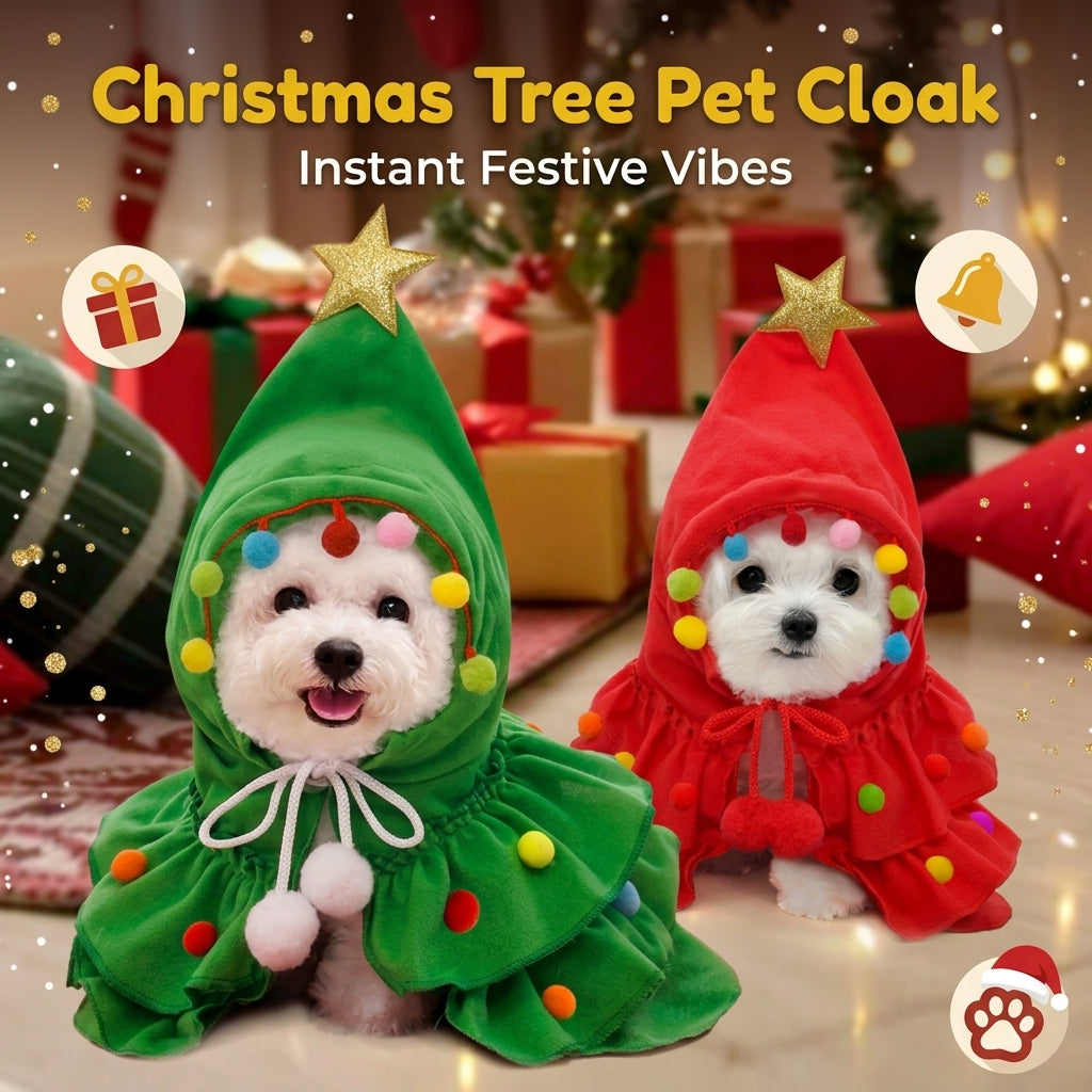 Ravunelo™ Christmas Tree Pet Cape