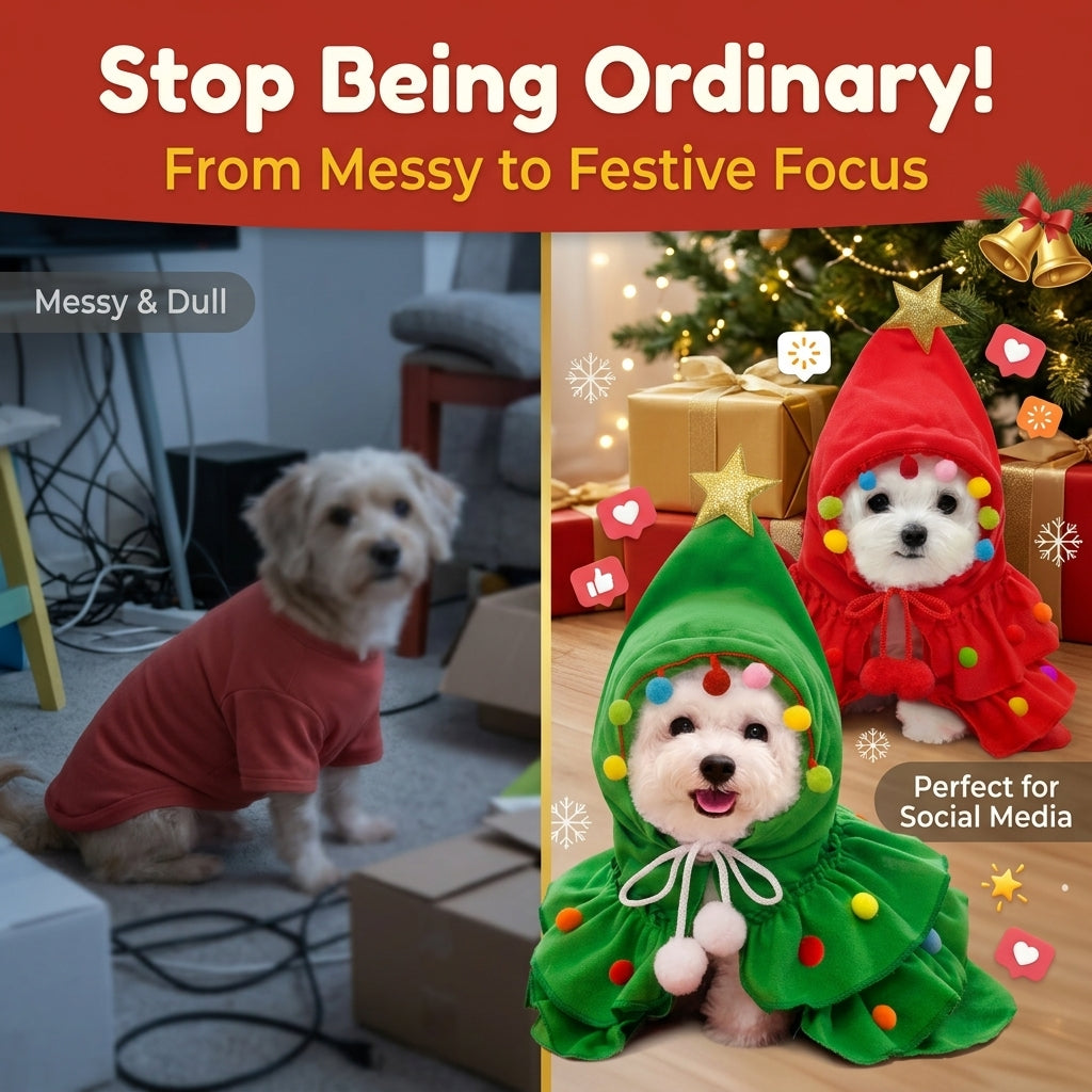 Ravunelo™ Christmas Tree Pet Cape