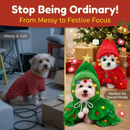 Ravunelo™ Christmas Tree Pet Cape