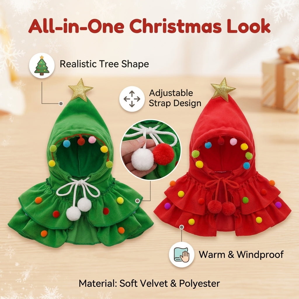 Ravunelo™ Christmas Tree Pet Cape