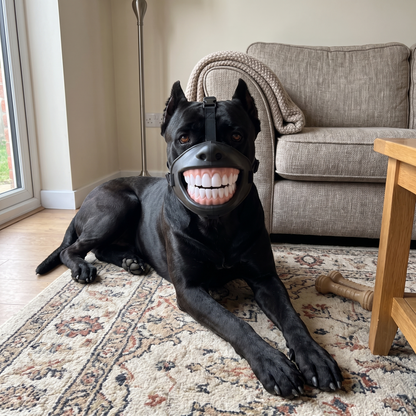 Funny Grin Dog Muzzle