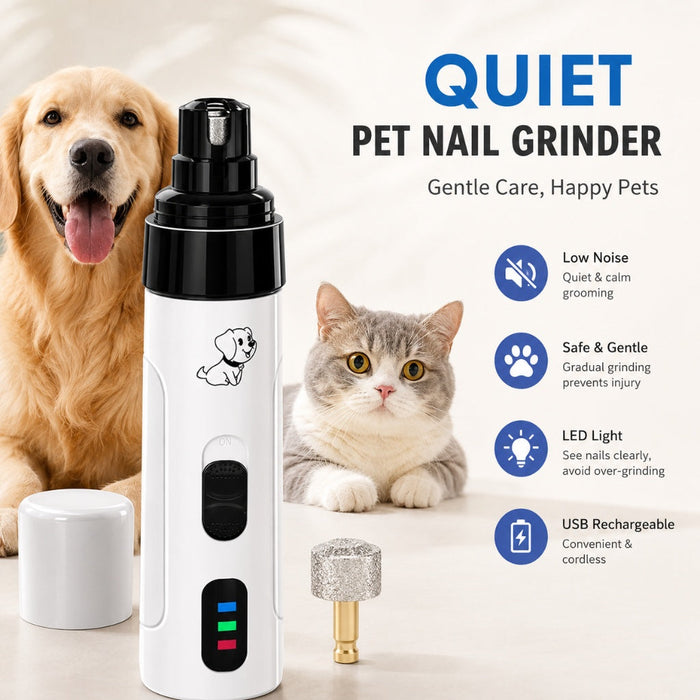 Ravunelo™ Quiet LED Pet Nail Grinder