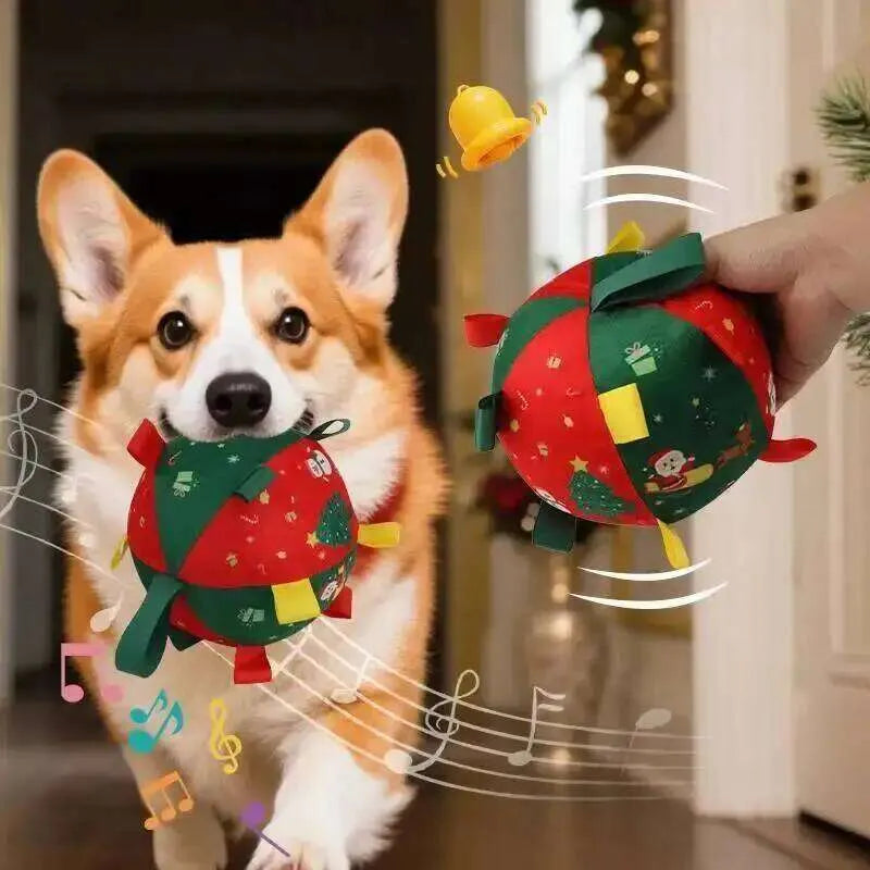 Ravunelo™ Christmas Rattle Ball — Shake, Chase & Cuddle