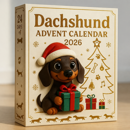 2026 Dachshund Advent Calendar — 24 Unique Ornaments. A New Pup Every Day. 🎄