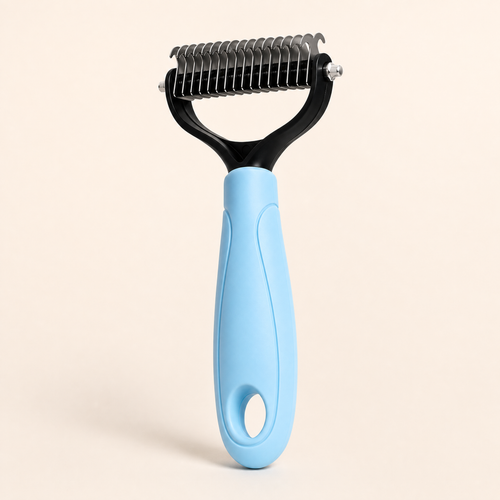 Ravunelo 2-in-1 dematting and deshedding brush