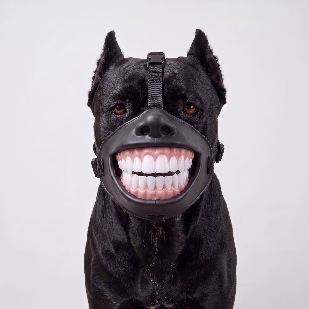 Funny Grin Dog Muzzle
