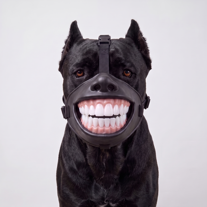 Funny Grin Dog Muzzle