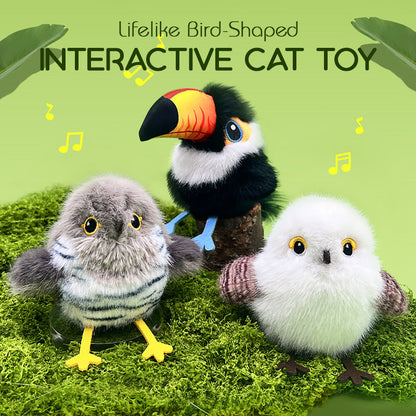 🎁🐱Lifelike Bird-Shaped Interactive Cat Toy (offer)