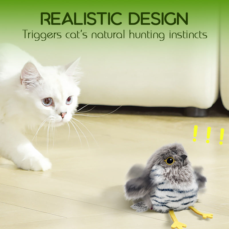 🎁🐱Lifelike Bird-Shaped Interactive Cat Toy (offer)