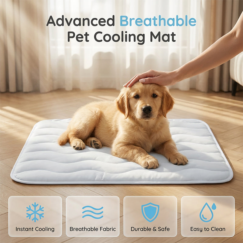 Ravunelo™ Ice Silk Cooling Mat for Dogs & Cats