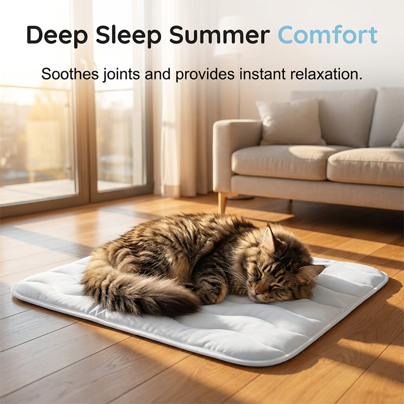 Ravunelo™ Ice Silk Cooling Mat for Dogs & Cats
