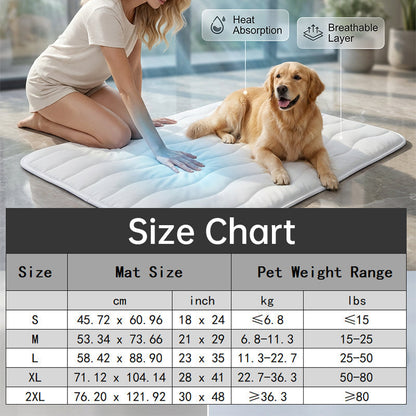 Ravunelo™ Ice Silk Cooling Mat for Dogs & Cats