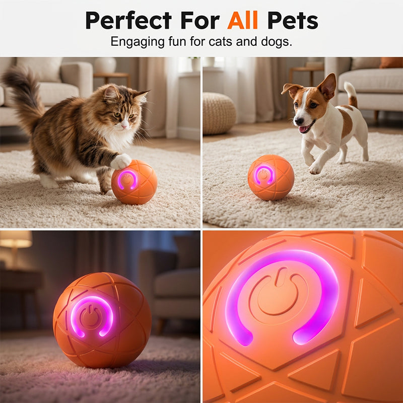 Ravunelo™ Auto-Bouncing Smart Pet Ball with Remote