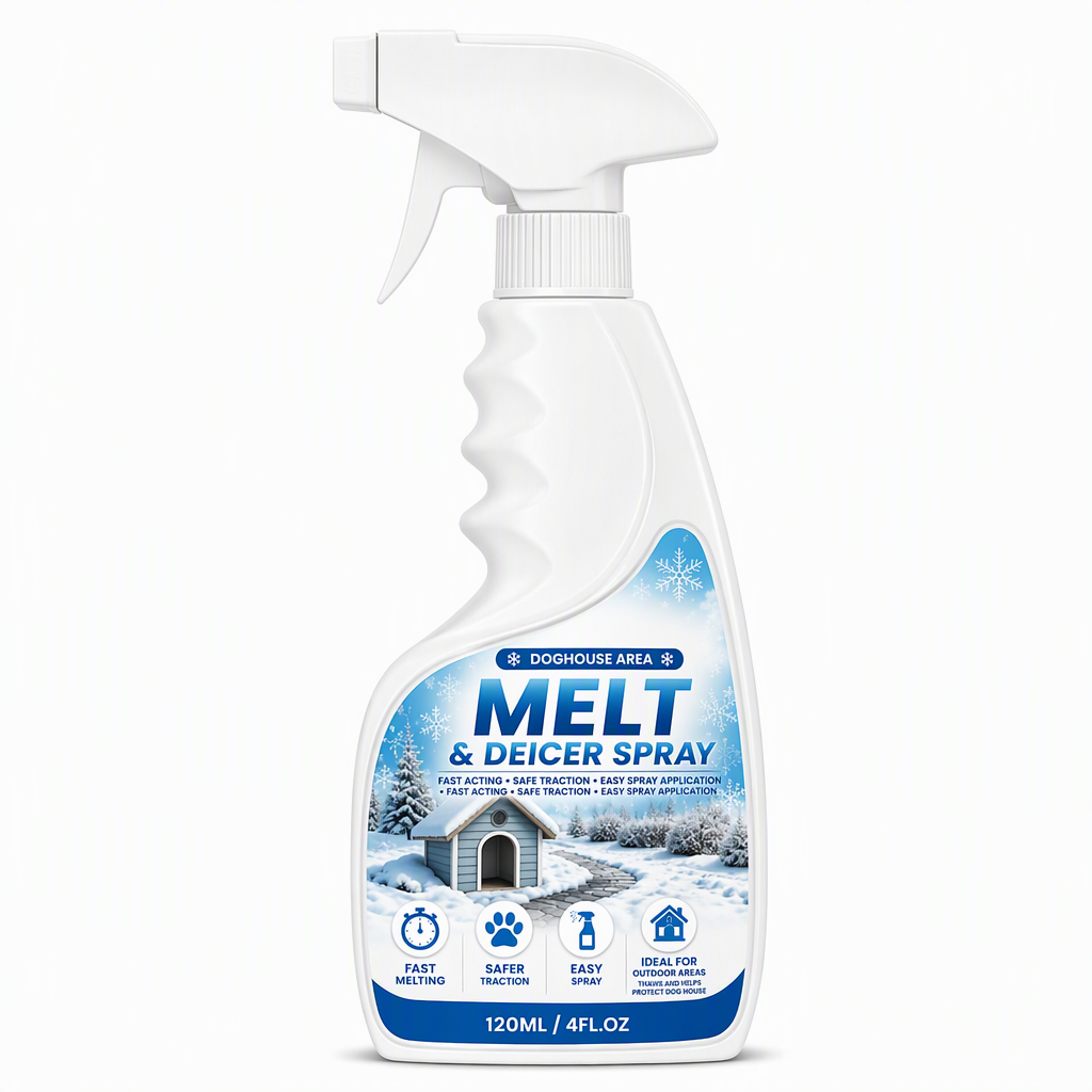 Instant Anti-Slip Ice & Frost Melter – 100% Paw-Safe Spray for Porch Steps & Decks